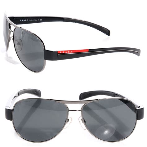 prada mirrored aviator sunglasses|Prada sunglasses aviator style.